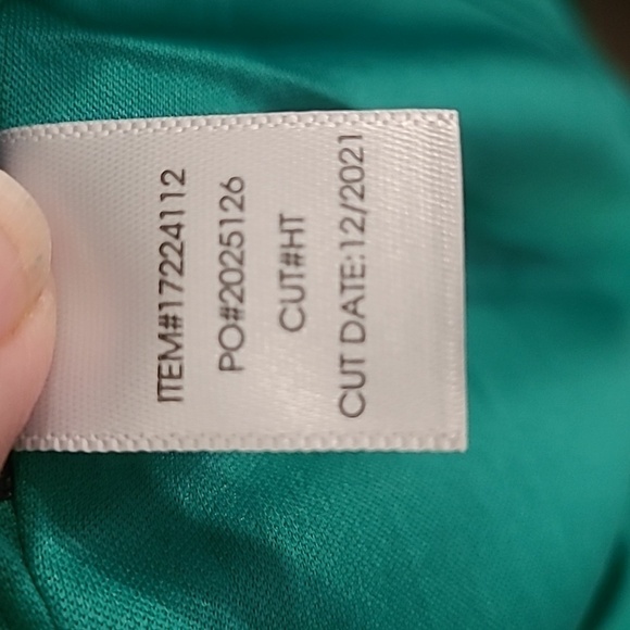 Torrid green textured cotton St Tropez Maxi dress nwt size 0 12 - Picture 8 of 9